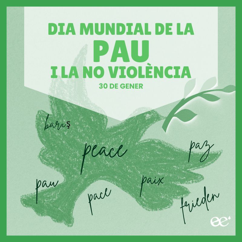 Dia mundial de la pau i la no violència